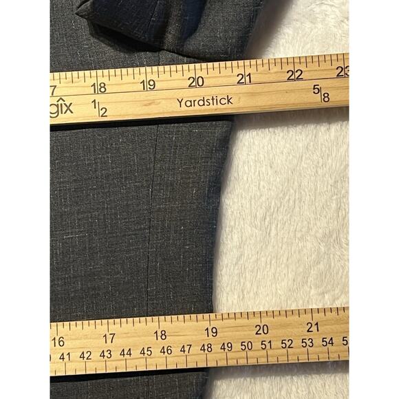 BR Banana Republic 40L 35x31 Slim Steel Blue Italian Marzotto Wool Suit - Picture 11 of 16